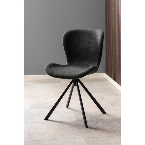 Tumši pelēki pusdienu krēsli (2 gab.) Batilda – Actona-image-1