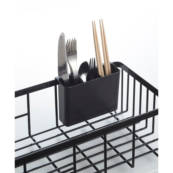 Melns trauku žāvētājs YAMAZAKI Tower Wire-image-4