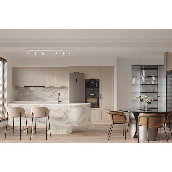 Balta metāla piekaramā lampa Virta – Sollux-image-3