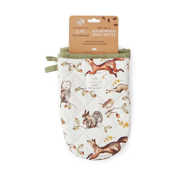 Kokvilnas virtuves cimdi (2 gab.) Forest Fable – Cooksmart ®-image-4