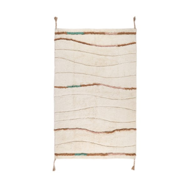 Krēmkrāsas mazgājams paklājs 130x190 cm Serena – Nattiot