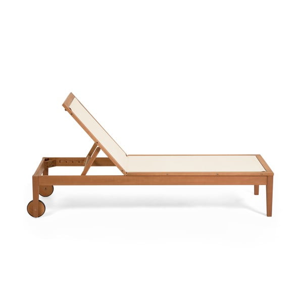 Bēšs dārza atpūtas krēsls no eikalipta koka Kave Home Caterin-image-2