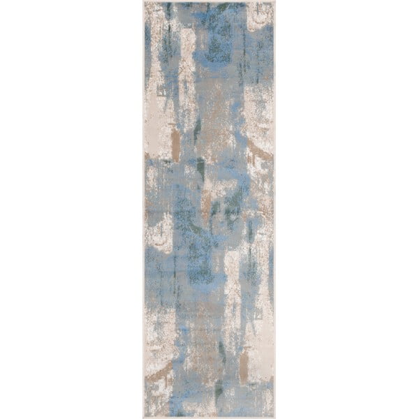 Gaiši zils celiņa paklājs 80x250 cm Sensi Zashi – FD