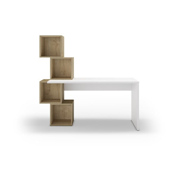 Darba galds ar ozolkoka imitāciju 60x154 cm Cubik – Marckeric