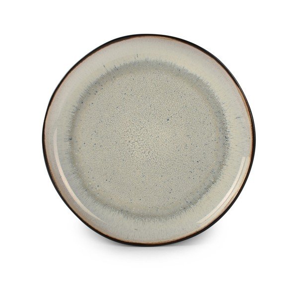 Melns/bēšs deserta akmensmasas šķīvis ø 21,5 cm Lunar – Salt&Pepper