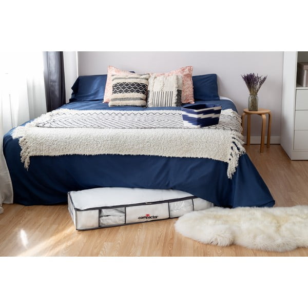 Vakuuma tekstila/plastmasas uzglabāšanas kaste zem gultas 105x45x15,5 cm Life – Compactor-image-1