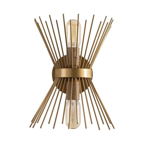 Zelta krāsas sienas lampa Kirpi – Opviq lights