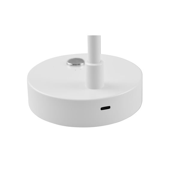 Balta LED galda lampa ar regulējamu spilgtumu (augstums 28 cm) Lenny – Trio-image-4