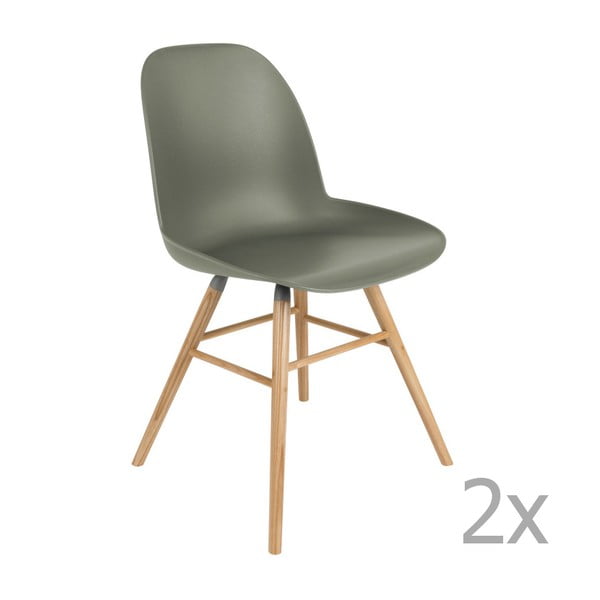 2 zaļu krēslu komplekts Zuiver Albert Kuip