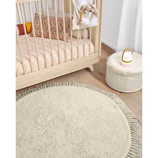 Brūni bēša kokvilnas spilvendrāna Kave Home Uriana, 50 x 30 cm-image-2