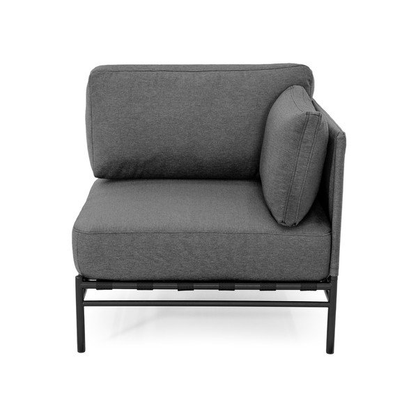 Tumši pelēks modulārais dārza dīvāns (ar maināmu stūri) Dandy – Sit Sit-image-2