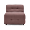 Tumši rozā dīvāna modulis Kleber – Bobochic Paris