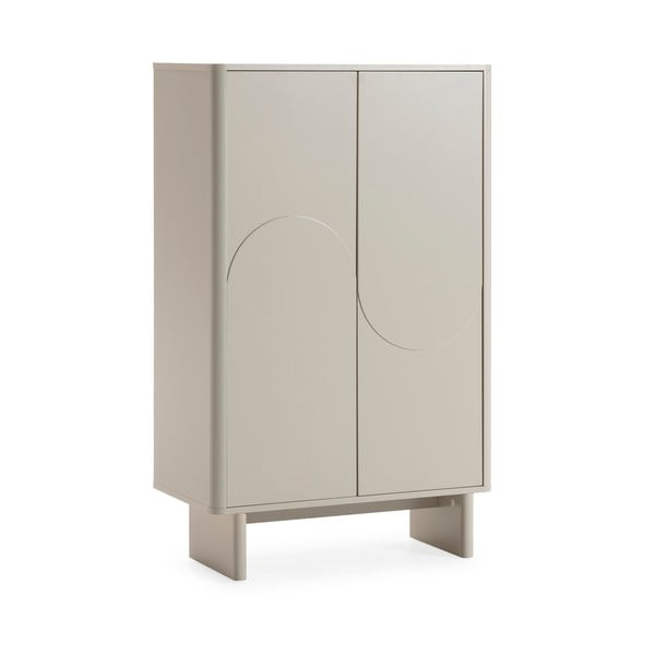 Krēmkrāsas skapītis 80x130x40 cm Solei – MOME-image-4