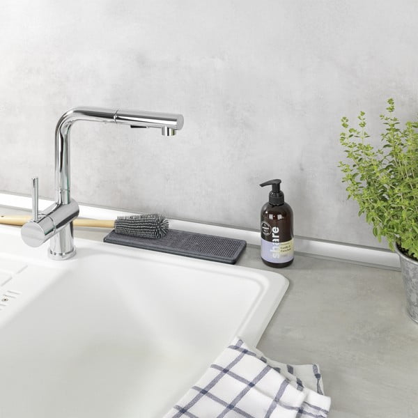 Pelēks diatomīta trauku žāvēšanas paliktnis 30x8 cm Damon – Wenko-image-1