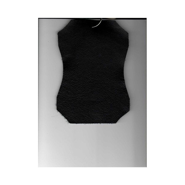 Melna ādas stūra dīvāns-guļamā gulta Windsor & Co. Dīvāni Omnikron, kreisais stūris-image-1