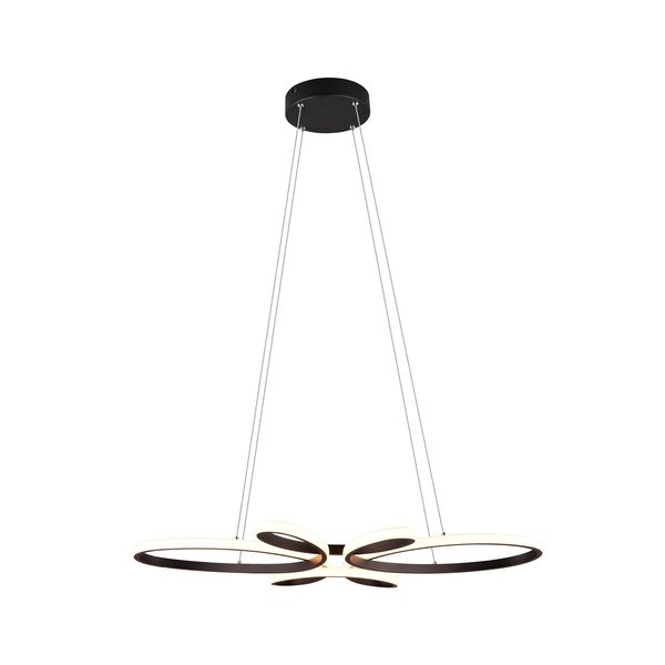 Melna LED piekaramā lampa Fly – Trio-image-1