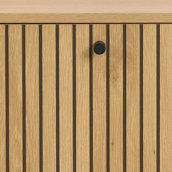 Dabīga toņa atverams apavu plaukts ar ozolkoka imitāciju 72x43x17 cm Albany  – Actona-image-4