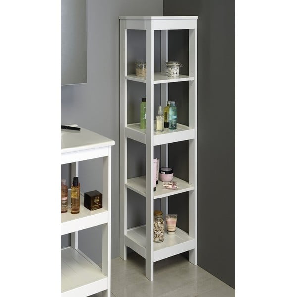 Balts vannas istabas plaukts 36x86,5 cm Etide – Sapho-image-1