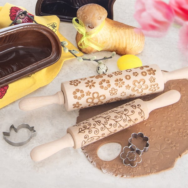 Koka mīklas rullis ar gravējumu – Orion-image-3