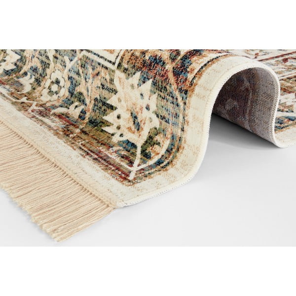 Dzeltens paklājs ar kokvilnu Nouristan Modern Belutsch, 95 x 140 cm-image-2