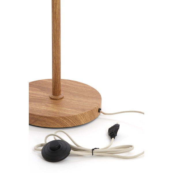 Dabīga toņa stāvlampa ar auduma abažūru (augstums 159 cm) Dania – Light & Living-image-4