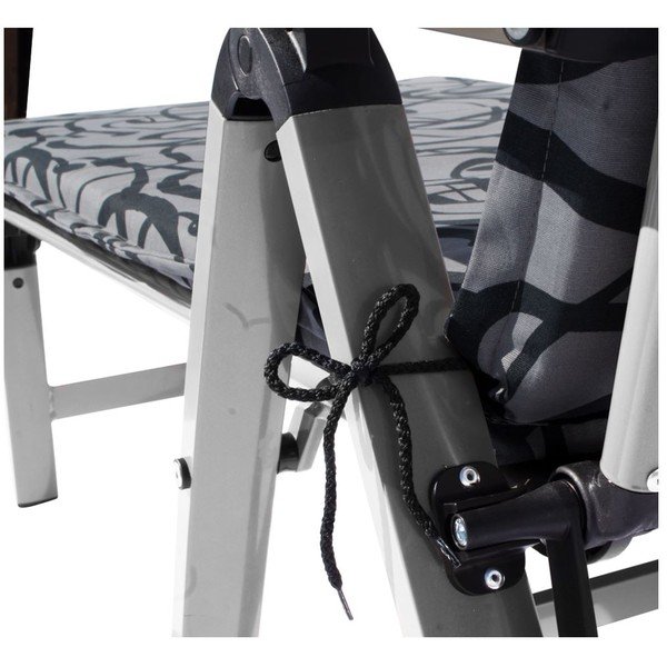 Melns metāla dārza atpūtas krēsls Ass Comfort – Sun Garden-image-1