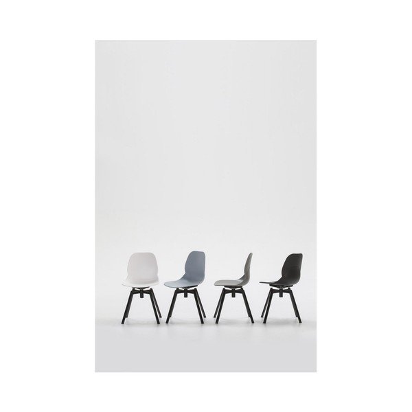 4 pelēku Marckeric Alice ēdamistabas krēslu komplekts-image-1