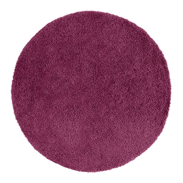 Tumši violets apaļš paklājs Universal Norge, ⌀ 150 cm