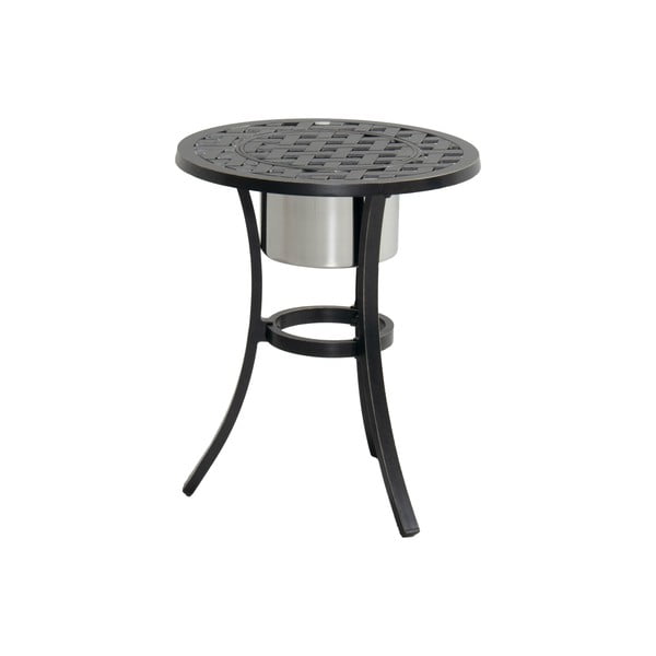 Alumīnija apaļš dārza sānu galdiņš ø 54,5 cm Rosario – Hartman-image-1