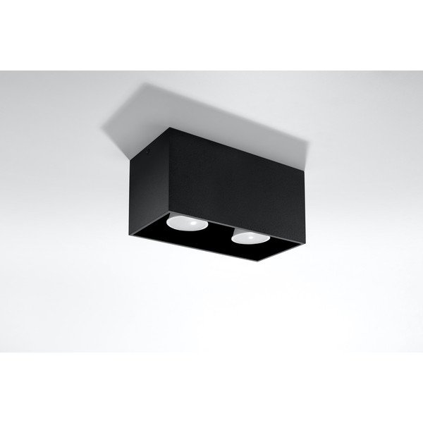 Melna griestu lampa Sollux Geo-image-3