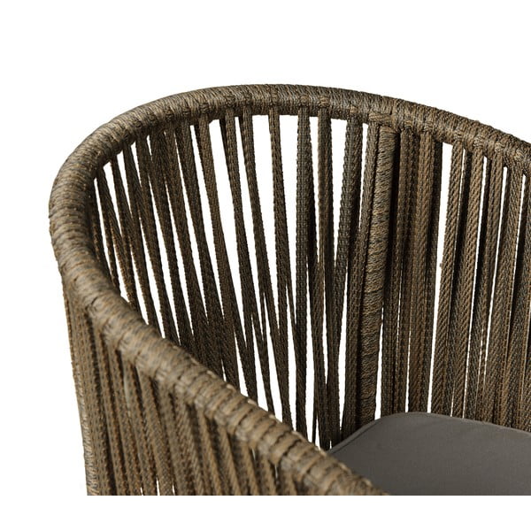 2 pelēkbrūnu dārza krēslu komplekts Bonami Selection Trapani-image-3