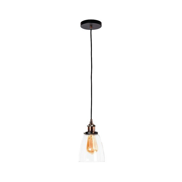 Melna piekaramā lampa SULION Retro