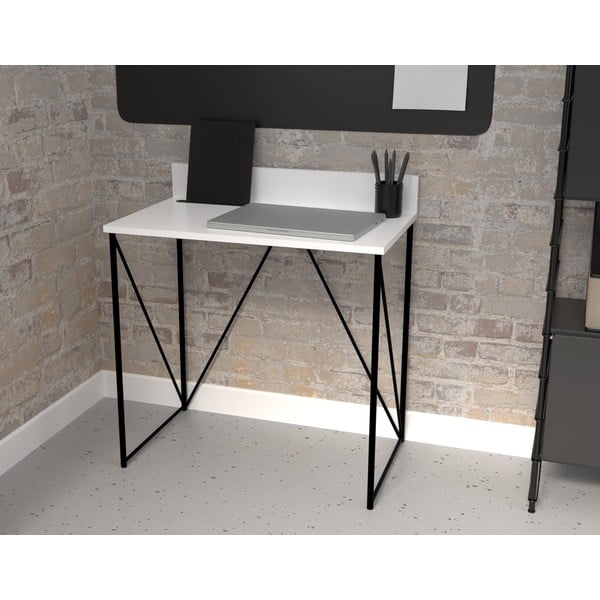 Balts darba galds Tenzo Tell, 80 x 48 cm-image-1