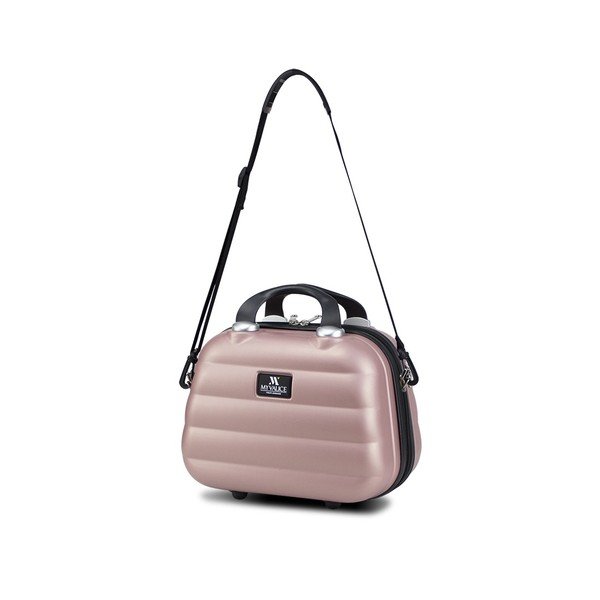 Rozā sieviešu ceļojumu koferis My Valice SMART BAG RESSNO Make Up & Rokas koferis-image-2