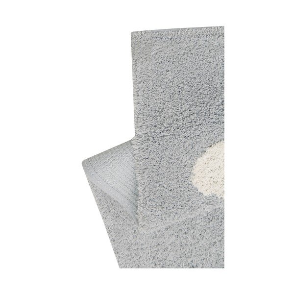 Pelēks mazgājams/ar rokām darināts bērnu paklājs no kokvilnas maisījuma 120x160 cm Clouds Grey – Lorena Canals-image-4