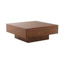 Tumši brūns žurnālgaldiņš no MDF 90x90 cm Furuvik – Jotex