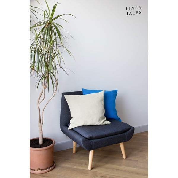 Balta lina spilvendrāna Linen Tales, 45 x 45 cm-image-1