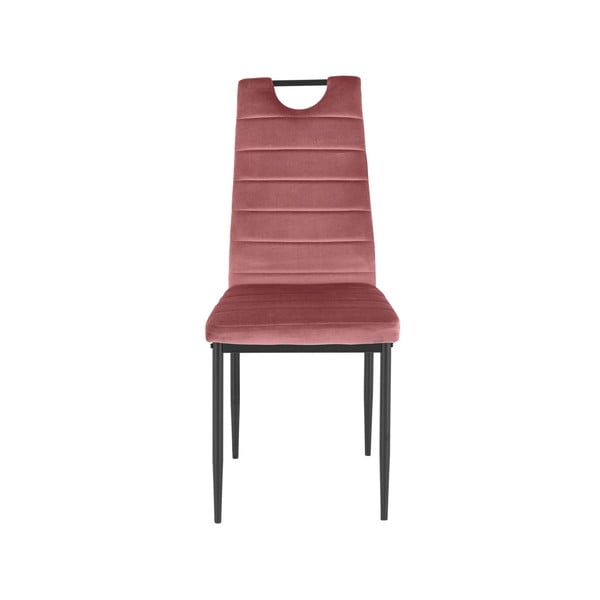 Tumši rozā samta pusdienu krēsli (2 gab.) Mandy – Støraa-image-1