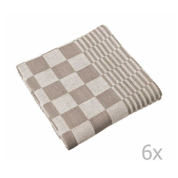 Kokvilnas trauku dvieļi (6 gab.) 65x65 cm Mineur – Tiseco Home Studio-image-1