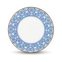 Balts/zils porcelāna šķīvis ø 25 cm Azul – BonBistro