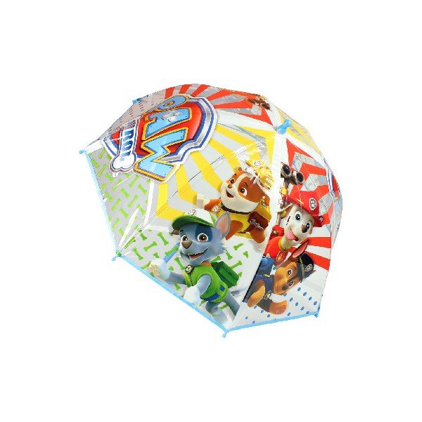 Bērnu caurspīdīgs lietussargs ar putnu būrīti Paw Patrol, ⌀ 72 cm