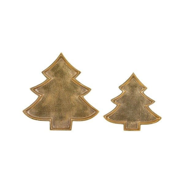 Metāla dekoratīva paplāte 24x23 cm Noelle Christmas Tree – Ladelle