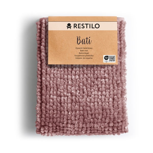 Violets vannas istabas paklājiņš AmeliaHome Bati, 60 x 90 cm