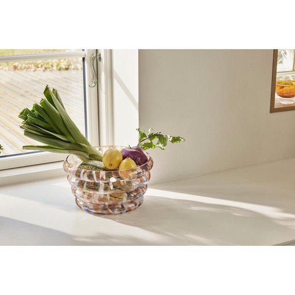 Stikla bļoda ø 31 cm Blaze – Hübsch-image-1