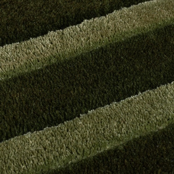 Tumši zaļš ar rokām darināts vilnas paklājs 160x230 cm Gatsby – Flair Rugs-image-2