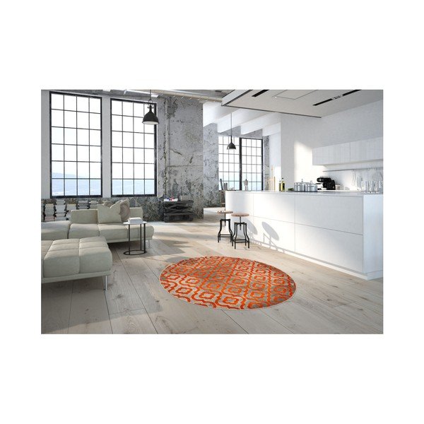 Oranžs paklājs Webtappeti Evergreen, 92 x 152 cm-image-3