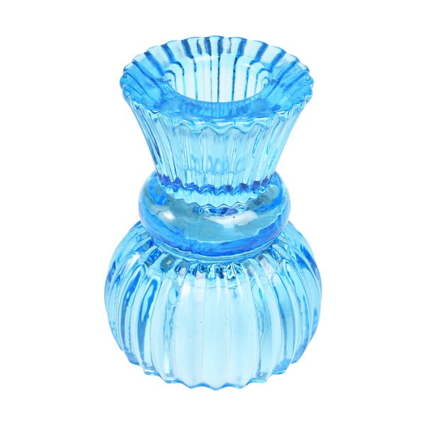 Zems zils stikla svečturis – Rex London-image-1