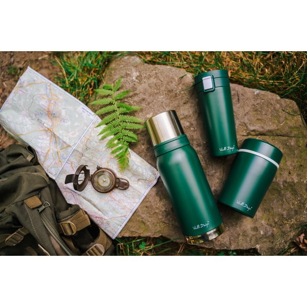 Zaļa ceļojumu termo krūze Vialli Design Fuori, 400 ml-image-1