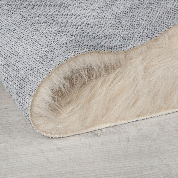 Bēša sintētiska kažokāda 180x290 cm Alpine Faux Fur – Flair Rugs-image-2