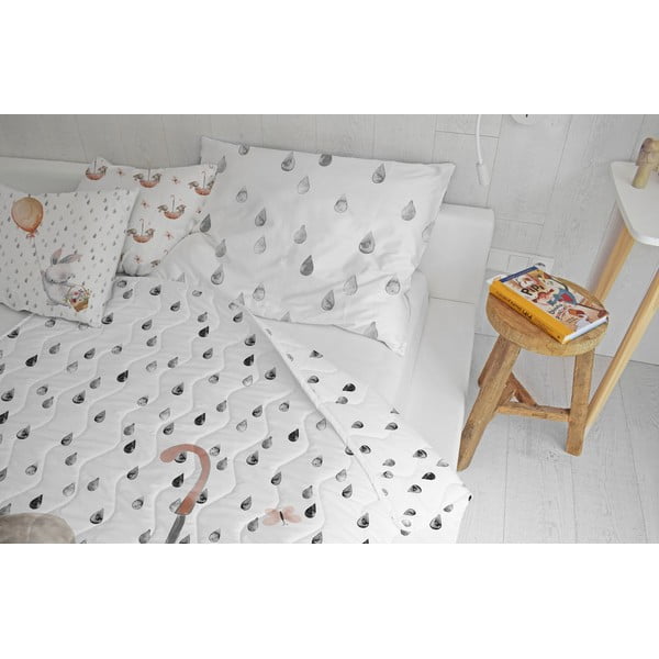 Stepēts segas un spilvendrānas komplekts no kokvilnas satīna 140x200 cm – Butter Kings-image-1